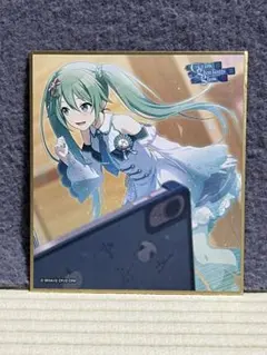 初音ミク モモミク 色紙 53B プロセカ ステージのセカイ 特訓前 モモジャン