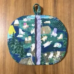 お取り置き☆22fabric＊保冷 巾着ポーチ＊おにぎりポーチ／ユキエモン お取り置き☆22fabric＊保冷 巾着ポーチ＊おにぎりポーチ／ユキエモン
