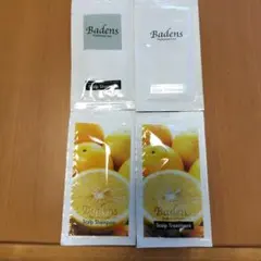 Badens スカルプシャンプー＆トリートメント 4パックセット