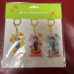 ミセスMrs. GREEN APPLE ドットアクリルキーホルダー3個セット