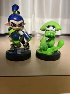 インクリングとイカ アミーボ フィギュアセット