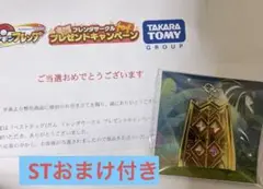 ポケモンフレンダ　おうごんのとびらキーホルダー　スーパートレジャーおまけ付き