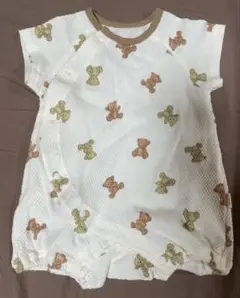 クマ柄ロンパース サイズ60