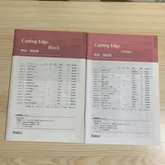 Cutting Edge Black & Orangeセット