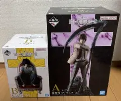 デスノート　一番くじ　A賞　夜神月、B賞　L フィギュアセット
