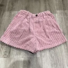 ＊NEEDLE WORKS＊140sizeピンクコーデュロイ ショートパンツ