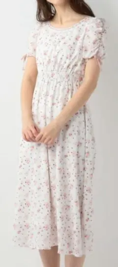 ロディスポット　花柄 半袖ワンピース