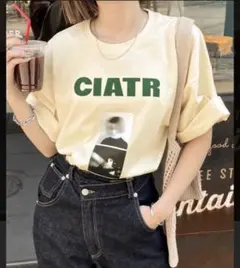 【Chillfar】ロゴプリント Tシャツ