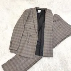 未使用品✨️ZARA カジュアルスーツ ダブルブレスト メンズ 上下セット XL