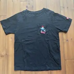 Element スケートボード刺繍 ポケットTシャツ ブラックのサムネイル