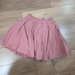 サマンサモスモスラーゴム キュロットスカート ピンク キッズXLのサムネイル