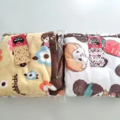 モンチッチ ふんわりブランケット 2種類セット 170cmx120cm