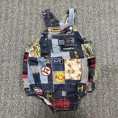 HYSTERIC MINI パッチワーク風 ロンパースのサムネイル