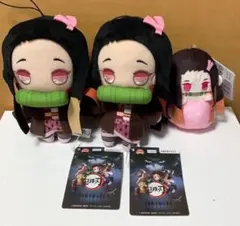 鬼滅の刃　禰豆子　ぬいぐるみ　マスコット3体セット