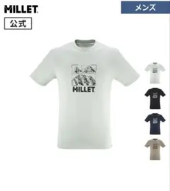 ミレー Millet シャモニー ロゴ ショートスリーブ Tシャツ MIV104