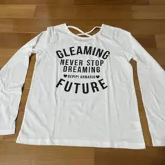 レピピアルマリオ★ロゴ入　バッククロス長袖Tシャツ「M」