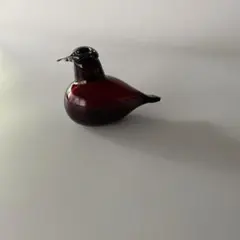 ✧新品✧　イッタラ　バード 　オイバトイッカ　リトルターン　クランベリー 北欧アートガラス/iittala/イッタラバード/Oiva Toikka