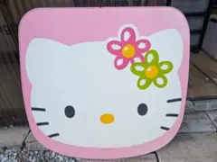 え*っ様 ハローキティ 花柄 システムキッチン用ホーローレンジガード