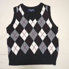 110COMME CA DU MODE アーガイルベスト