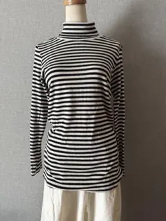 インナー ボーダー柄 綿 ポリエステル