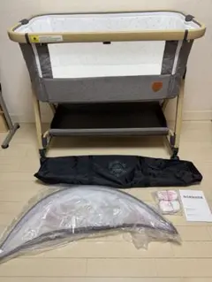 【2024年購入】hzdmj ベビーベッド　グレー