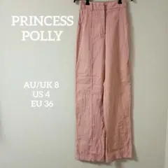ズボン PRINCESS POLLY ピンク ワイドレッグパンツ 脚長