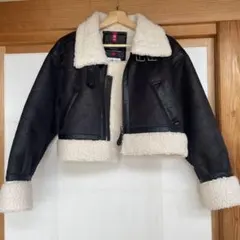 SNIDEL クロップドレザージャケット Sサイズ