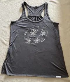 JAZZERCISE 雪の結晶タンクトップ グレー