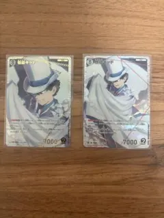 【新品・美品】怪盗キッドSRP1枚SR1枚セット　黒影の襲来　名探偵コナンカード