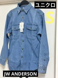 【新品】ユニクロ JW ANDERSON デニムオーバーサイズシャツ S