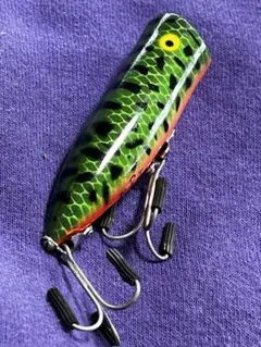 Heddon Chugger Spook ブラック トップウォーター　オールド Heddon Chugger Spook ブラック トップウォーター オールド