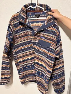 Patagonia シンチラ スナップT フリース 総柄