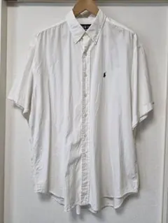 Ralph Lauren BLAKE 半袖 BDシャツ 白色 XL(XXL相当)