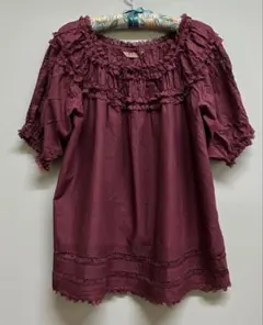 ぷ*ん様 ピンクハウス♪フリル半袖ブラウス