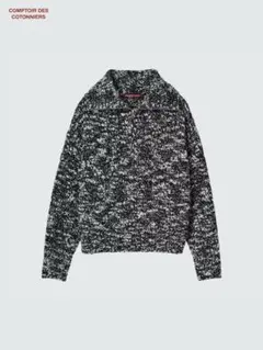 COMPToir DES COTONNIERS ハーフジップセーター ニット L