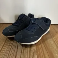 瞬足　ネイビー×シルバー×白　21.0cm