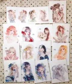 【cm1】cottonmelody 様　人物ステッカー〔バラ売り可〕 コラージュ