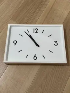 無印良品　駅の時計　OC191W　大　掛け時計　置き時計　動作なし