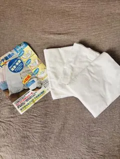 ワンタッチ襟カバー　３枚セット　ホワイト