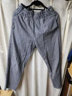 GUシェフパンツ　ストライプMサイズ