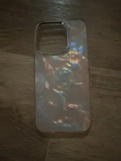 iPhone 13Pro 透明ケース 虹色光沢