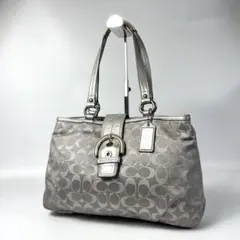 COACH　タグ付き　ソーホー トートバッグ　シグネチャー　ハンドバッグ