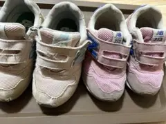 New Balance 373 キッズシューズ ピンク/ホワイト15.5 16