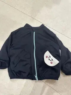 ネイビー アウター キャラクター顔付き　しなぷしゅ　GU