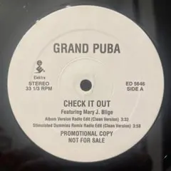 GRAND PUBA CHECK IT OUT 33 1/3 RPM