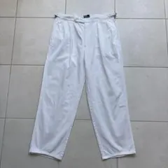 90s USA製 ラルフローレン ポプリン ツータックパンツ カーキオリーブ