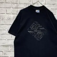 USA製90sヴィンテージTシャツ！シングルステッチ　ブラック半袖古着L78