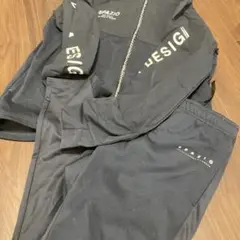 SPAZIO ブラック ジャージ上下セット