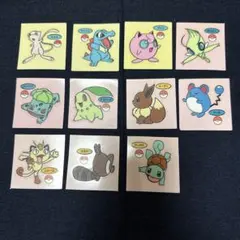 第一パン　ポケモン　デコキャラシール　ラッキーシール 11枚セット