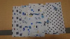 サッカー生地はぎれ男児向け30cm×30cm以上10枚セット④